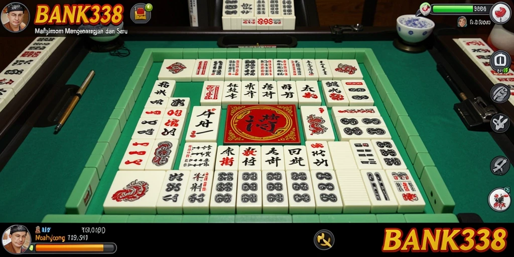 Screenshot BANK338 menunjukkan aksi bermain Mahjong yang menarik dan penuh strategi.