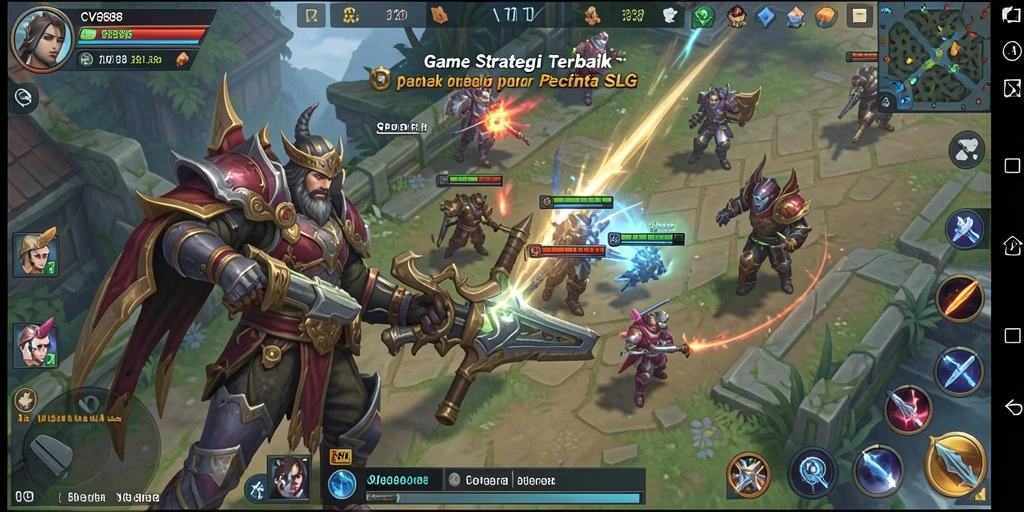 Tangkapan layar gameplay CVG8888 menampilkan strategi dinamis dalam aksi.