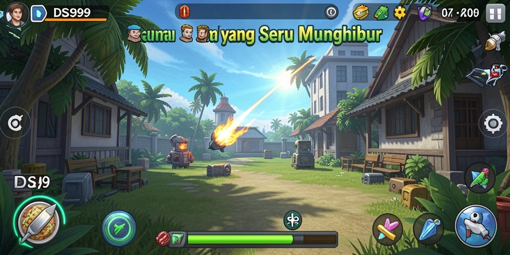 Tampilan gameplay yang seru dan menghibur di DS99.