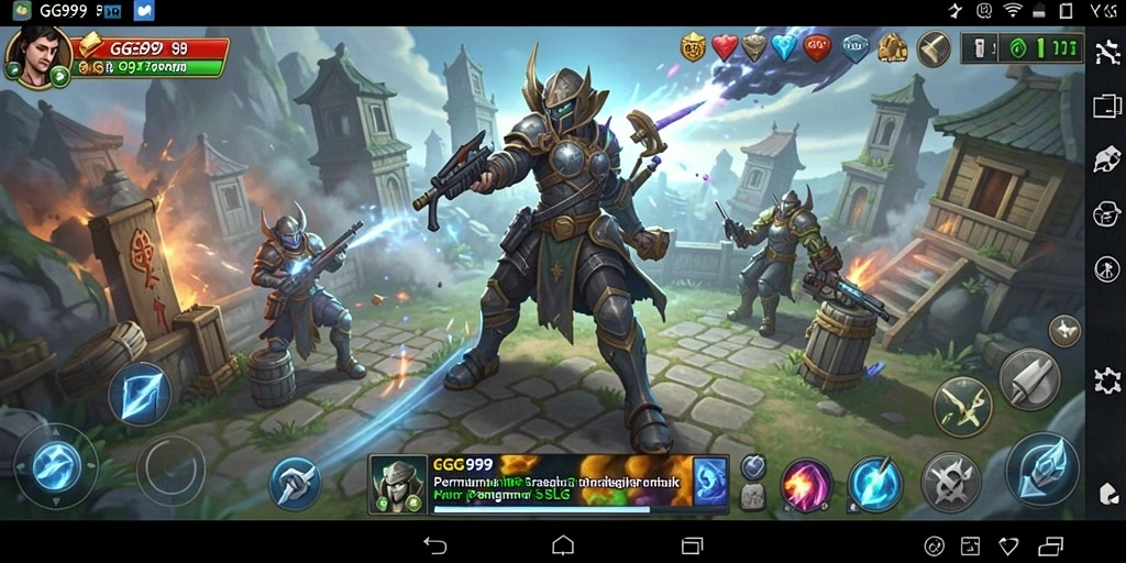 Gameplay seru dalam GG999 dengan strategi mendalam dan interaksi pemain.