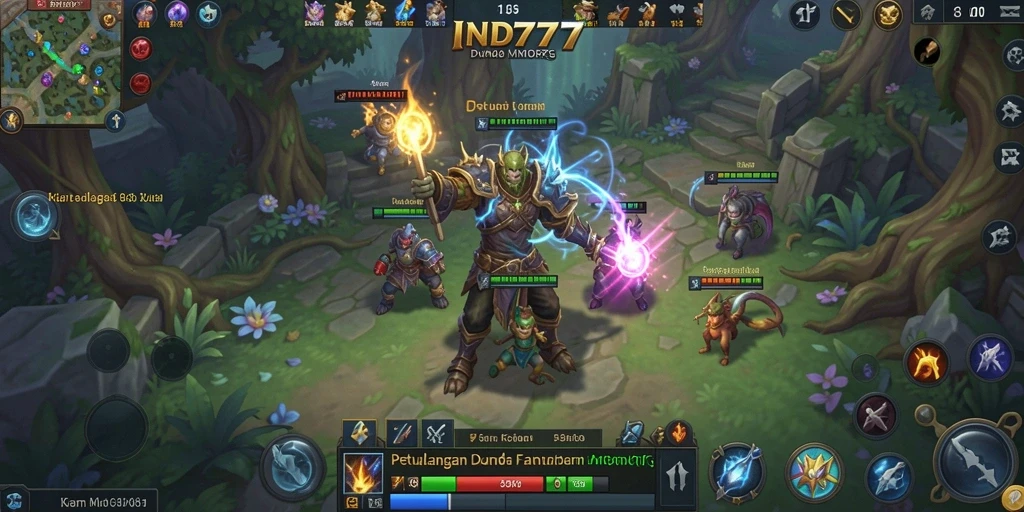 Tampilan gameplay menarik dari IND777 dengan aksi karakter yang dinamis.