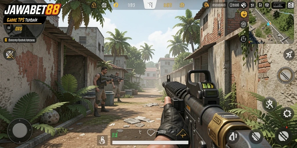 Screenshot gameplay yang menunjukkan aksi seru di JAWABET88.