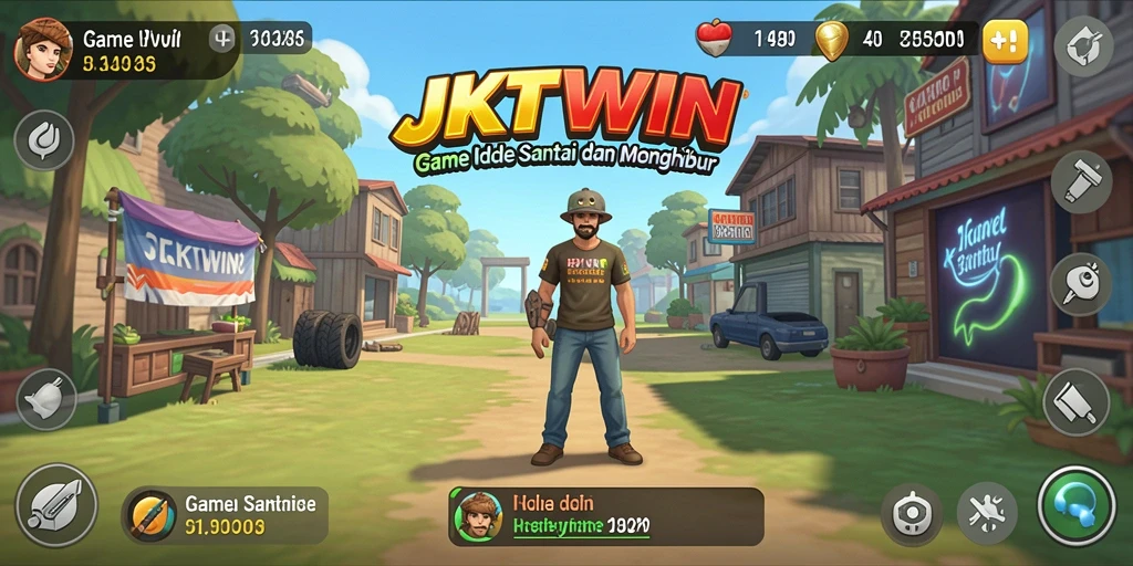 Tampilan gameplay JKTWIN yang menarik dan penuh warna.