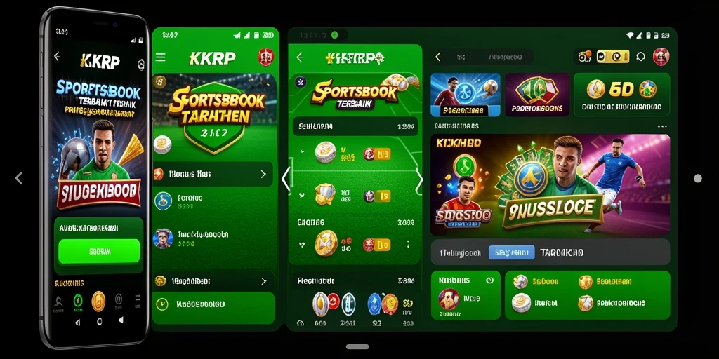 Screenshot gameplay KKRP menampilkan pengalaman taruhan olahraga yang mendebarkan.