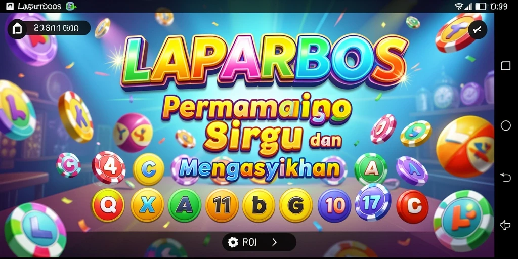 Screenshot LAPARBOS menampilkan gameplay Bingo yang seru dan interaktif.