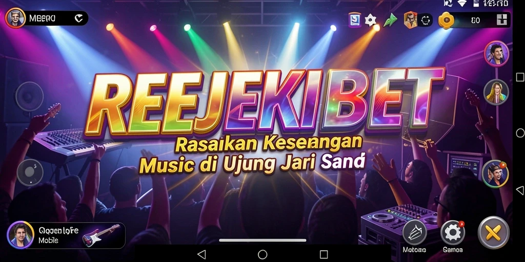 Screenshot gameplay seru dari aplikasi musik REJEKIBET.
