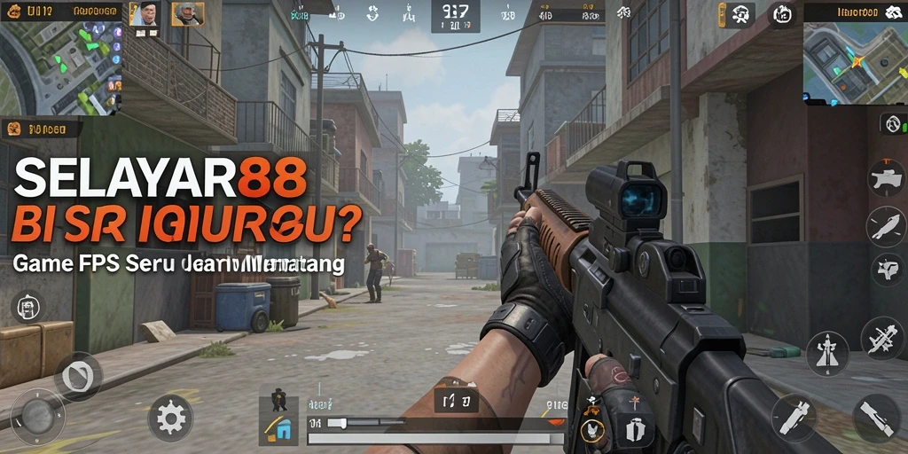 Gambaran gameplay seru dalam game FPS SELAYAR88.